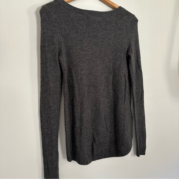 Abercrombie & Fitch Y2K Gray Lightweight Crewneck Sweater Size Small - Picture 8 of 15